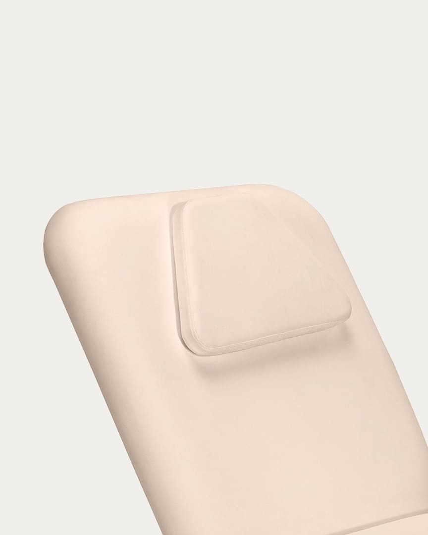 Camilla de masaje eléctrica Draco beige de Mirplay cojín cabezal