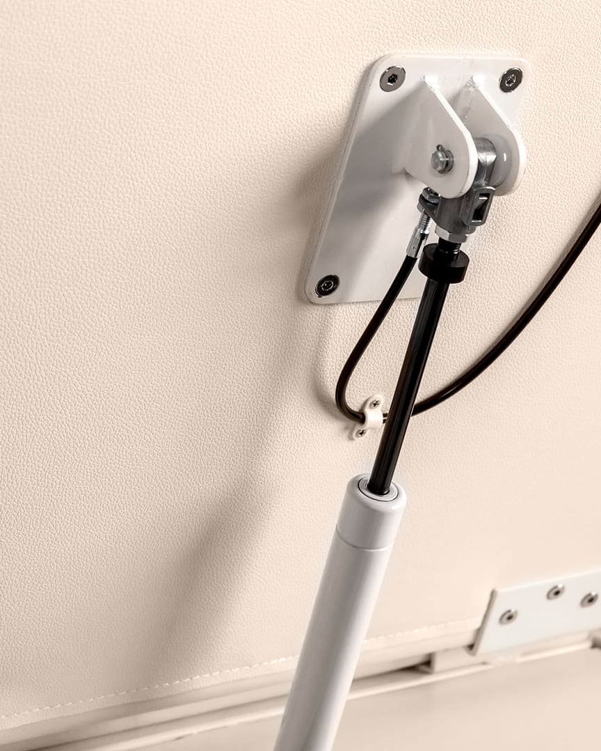 Camilla Orion spa eléctrica color crema tapicería de Mirplay