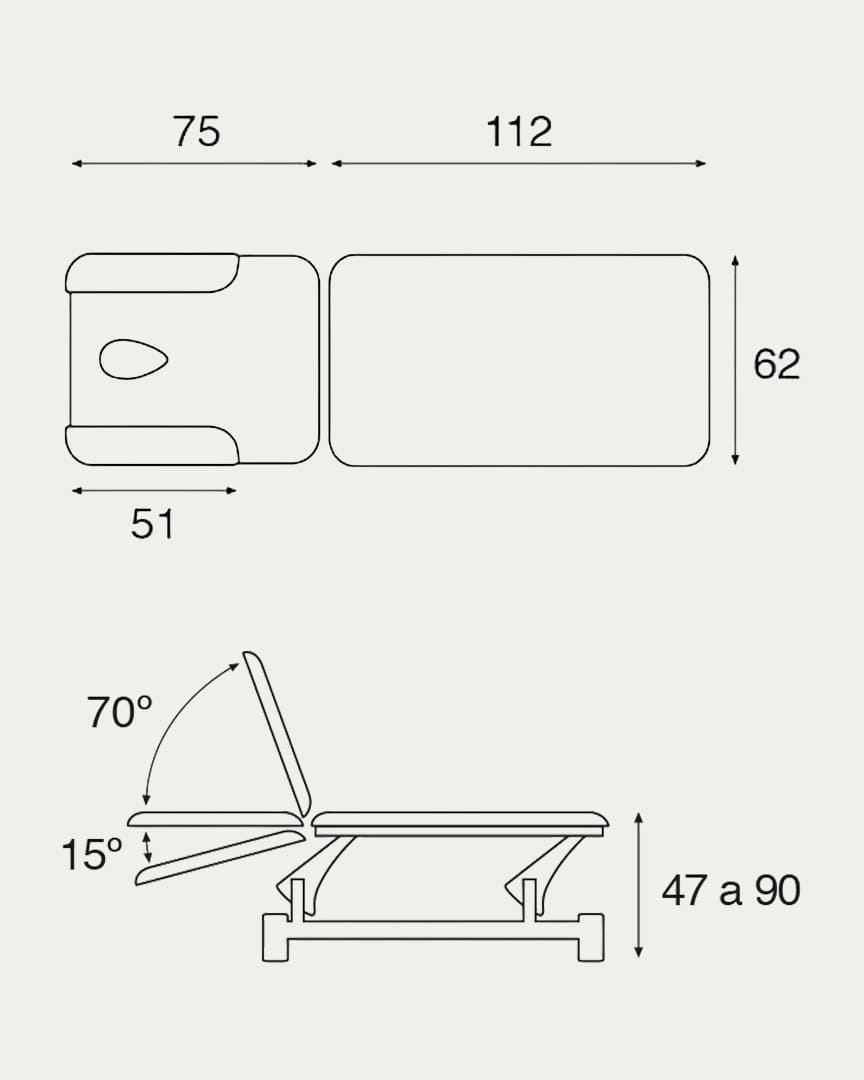 Camilla C5683 fisioterapia eléctrica Ecopostural