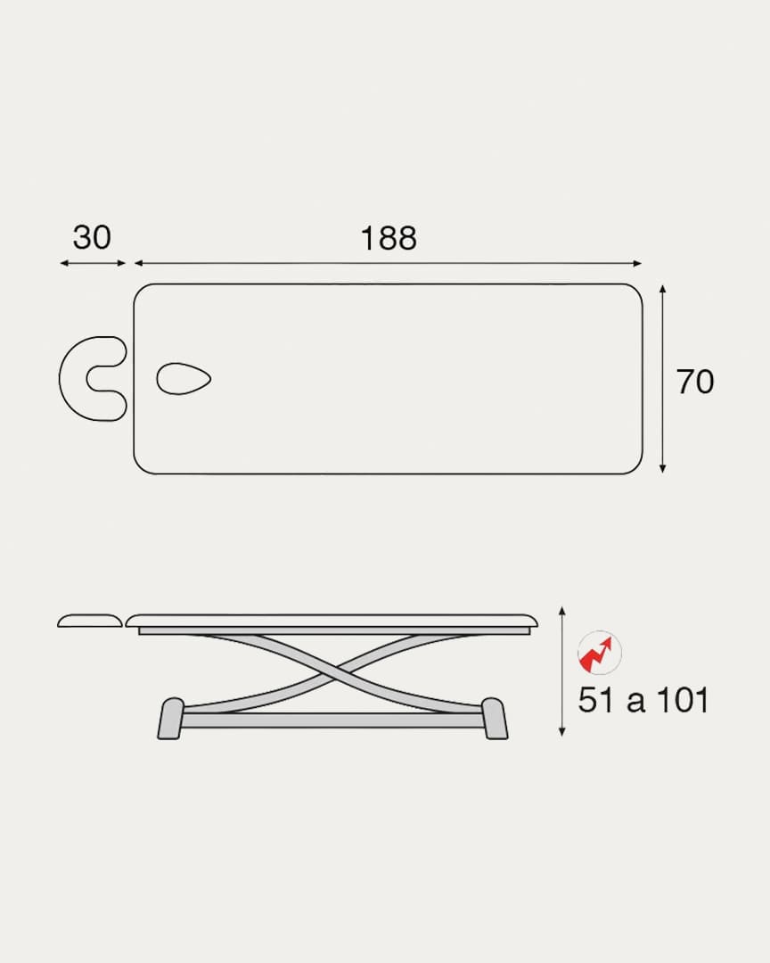 Camilla eléctrica C7901 Ecopostural biela gris