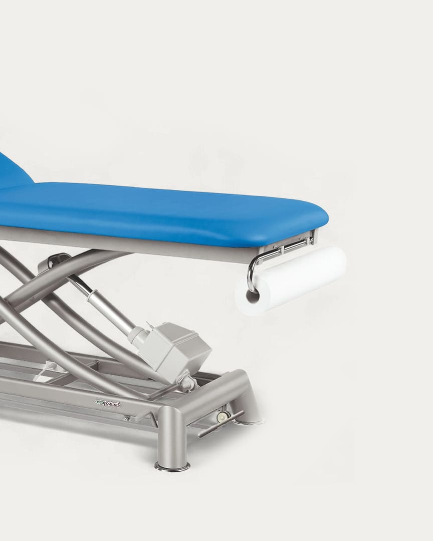 Camilla eléctrica Ecopostural fisioterapia C7952 portarrollos