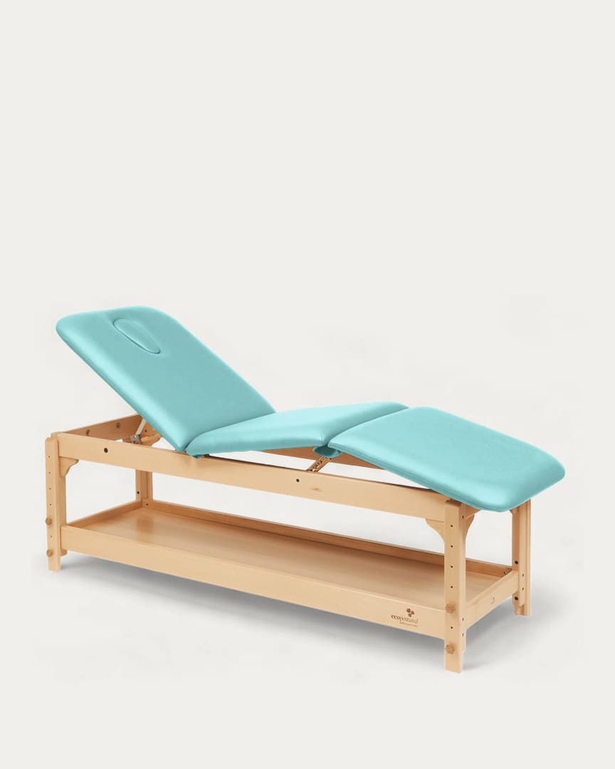 Camilla fija madera Ecopostural C3229