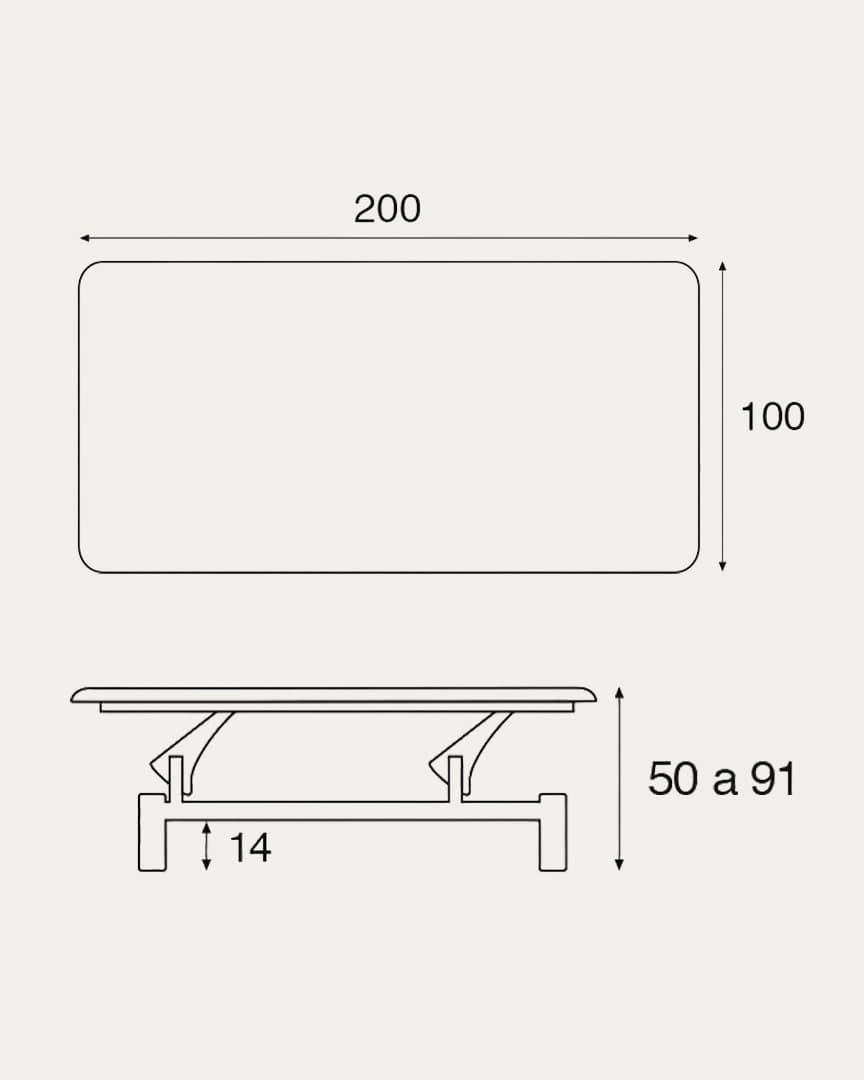 Camilla hidráulica C5704 Ecopostural Bobath