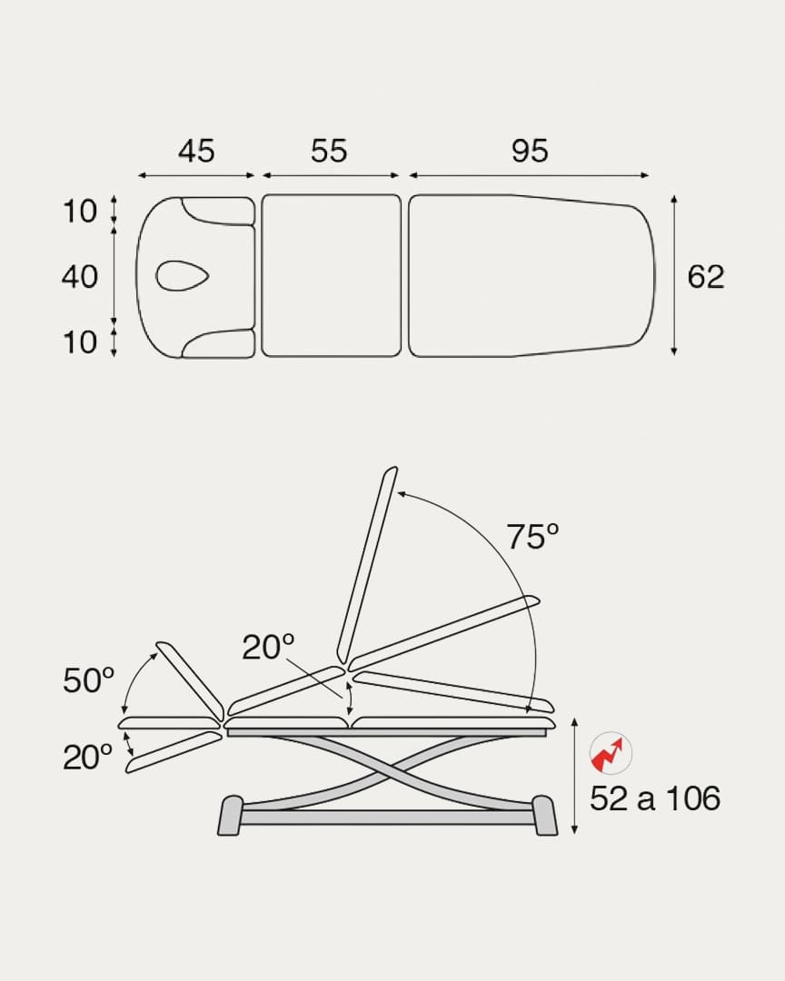 Camilla eléctrica C7930 Ecopostural