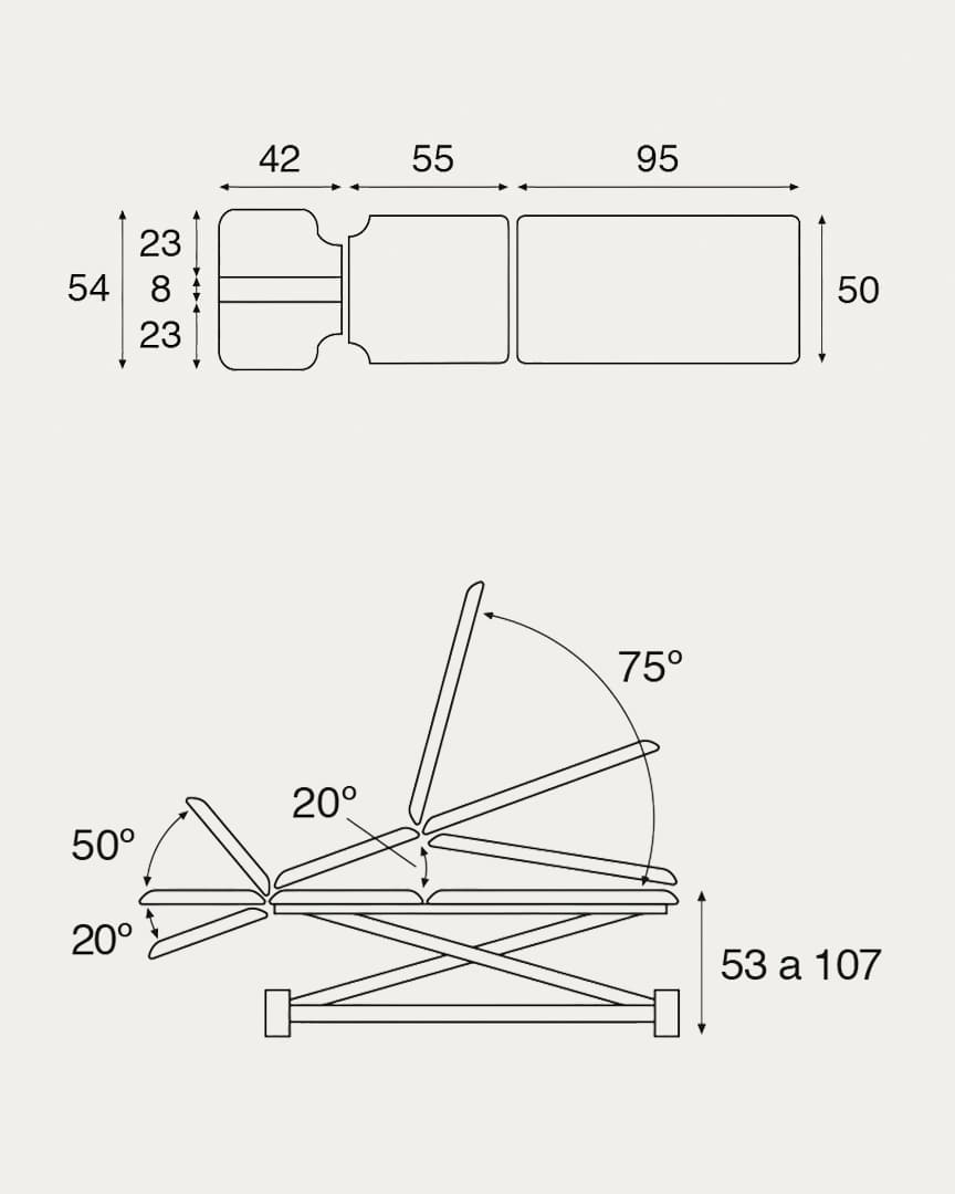 Camilla eléctrica C7591 Ecopostural fisioterapia