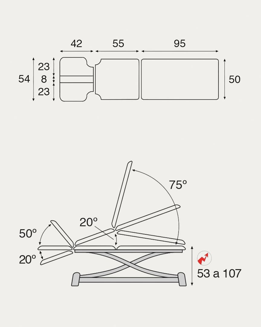 Camilla eléctrica C7991 Ecopostural