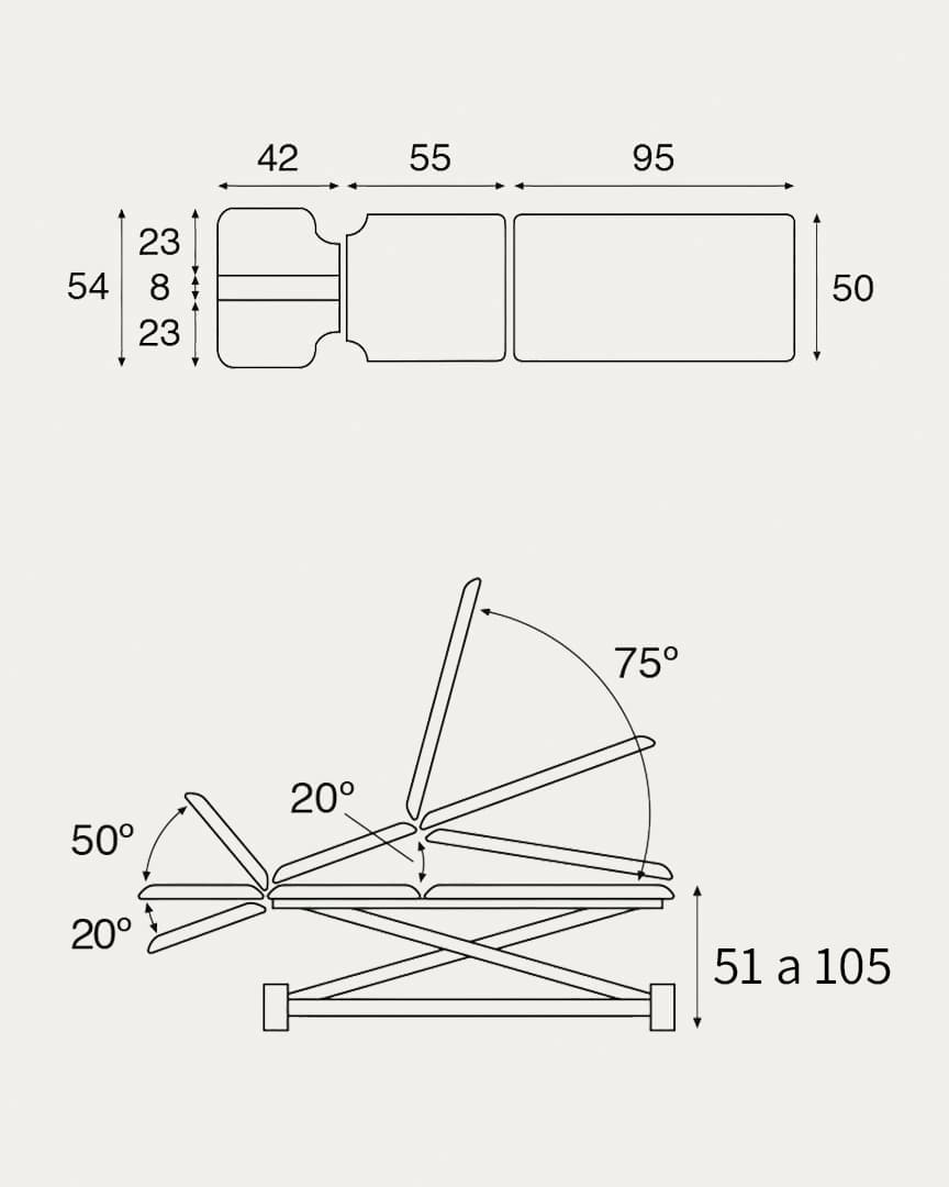 Camilla hidráulica C7791 Ecopostural