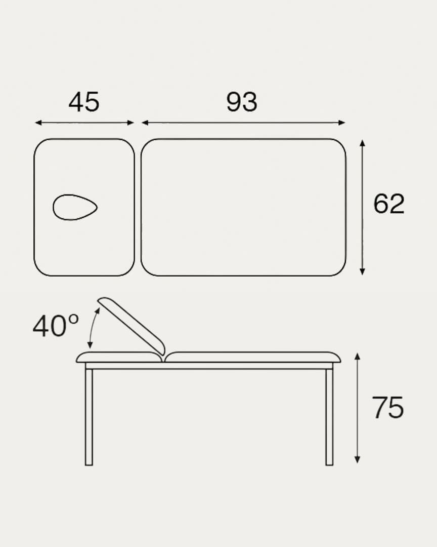 Camilla C4548 fija pediátrica Ecopostural