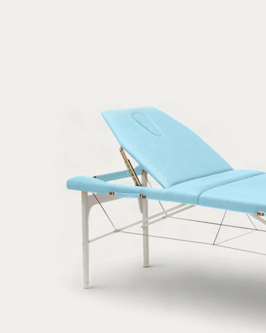 Camilla Ecopostural aluminio C3414 plegable