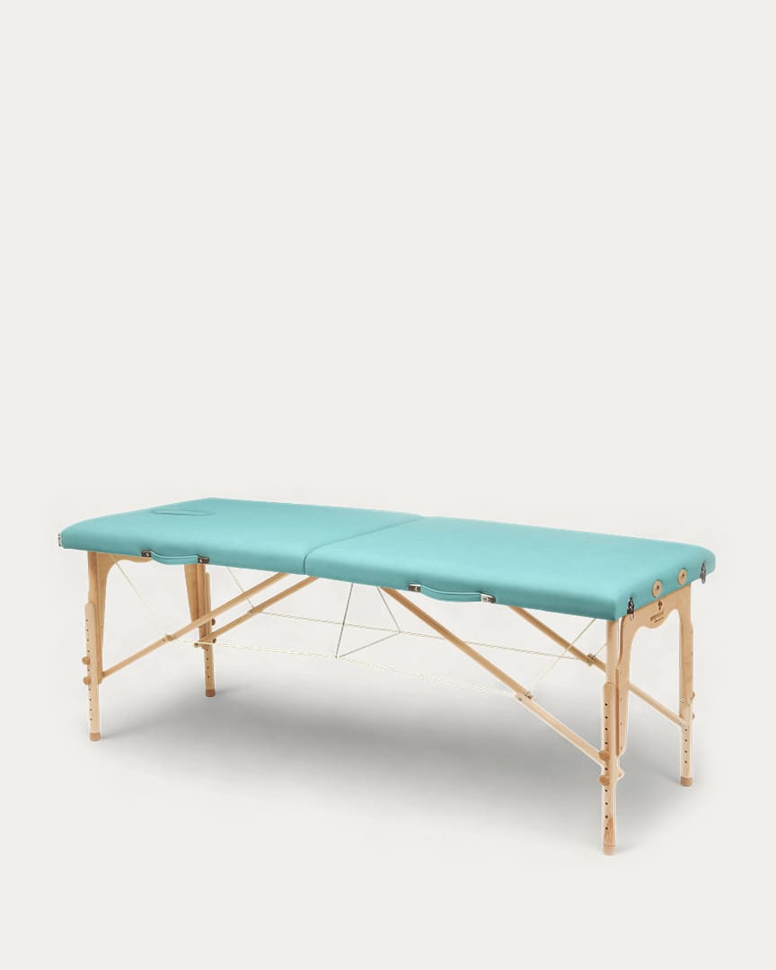 Camilla plegable de madera Ecopostural C3211