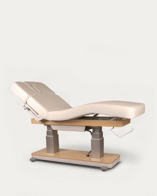 Camilla spa alta gama Virgo color crema de Mirplay