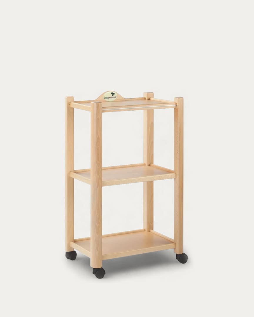Mesa carrito madera 3 alturas A4474