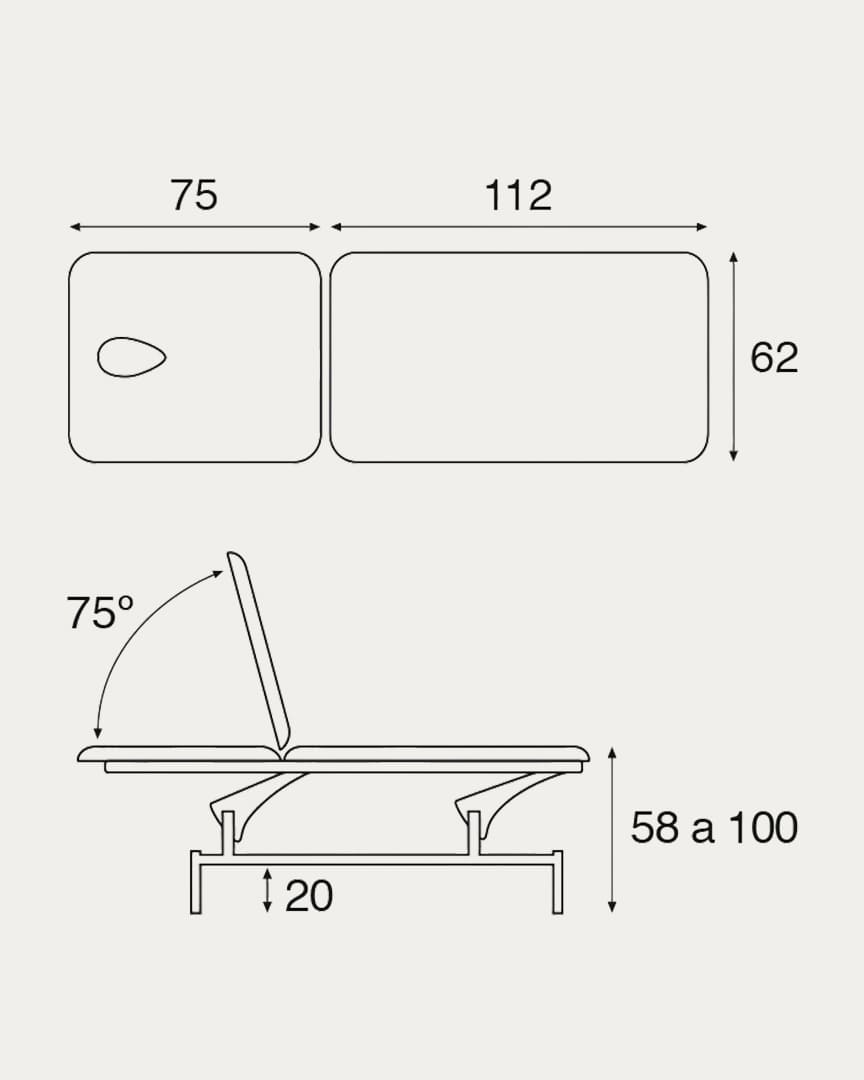 Camilla Para Grúa Ecopostural C3541