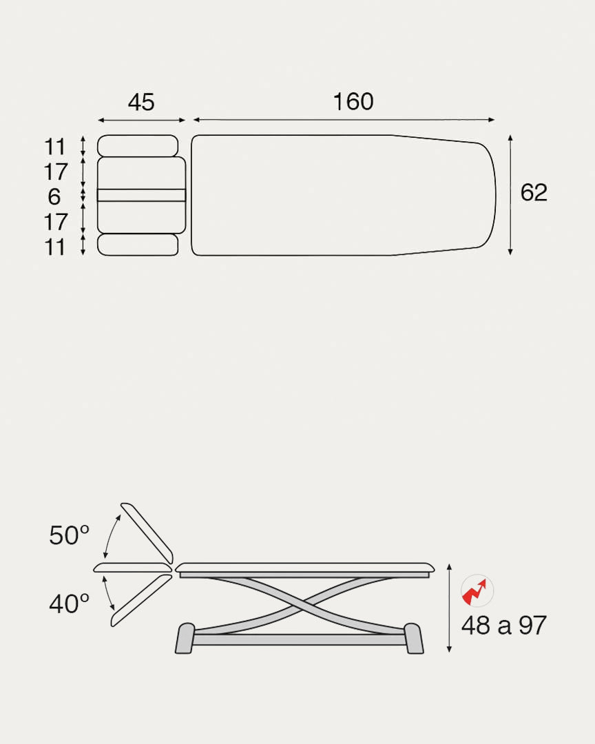 Camilla Ecopostural C7943 osteopatía eléctrica