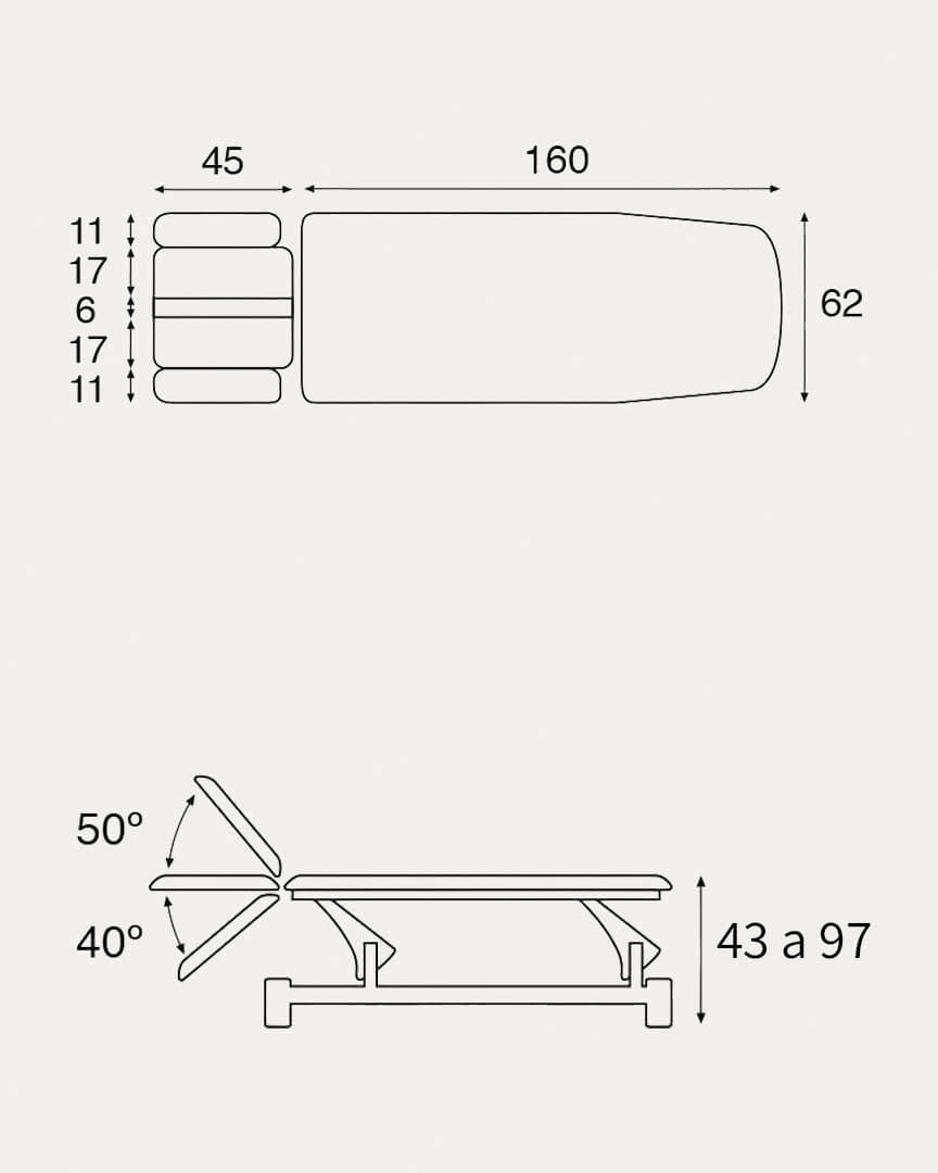 Camilla C7743 hidráulica osteopatía Ecopostural