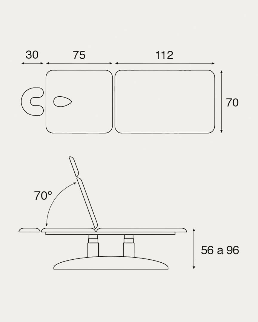 Camilla C6902 Ecopostural eléctrica