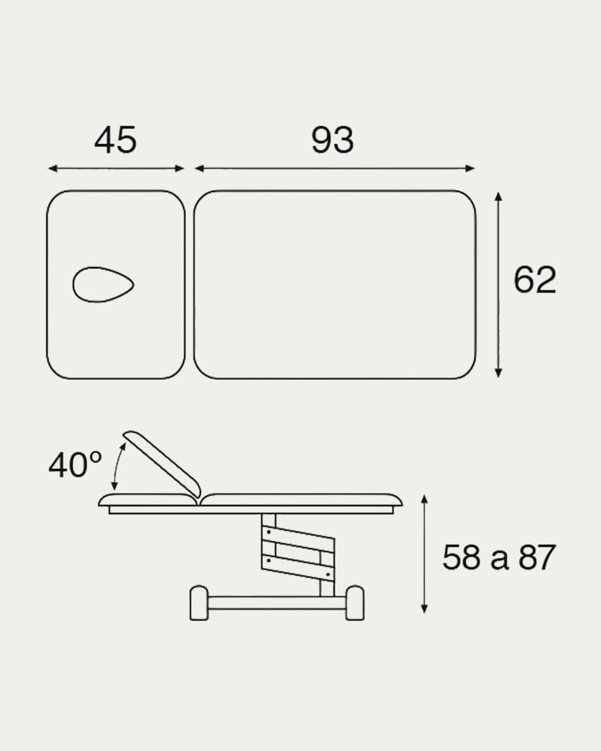 Ecopostural camilla pediátrica C3548