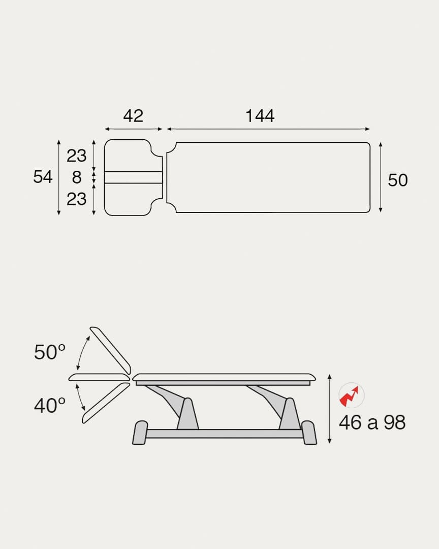 Camilla C5946 fisioterapia eléctrica Ecopostural