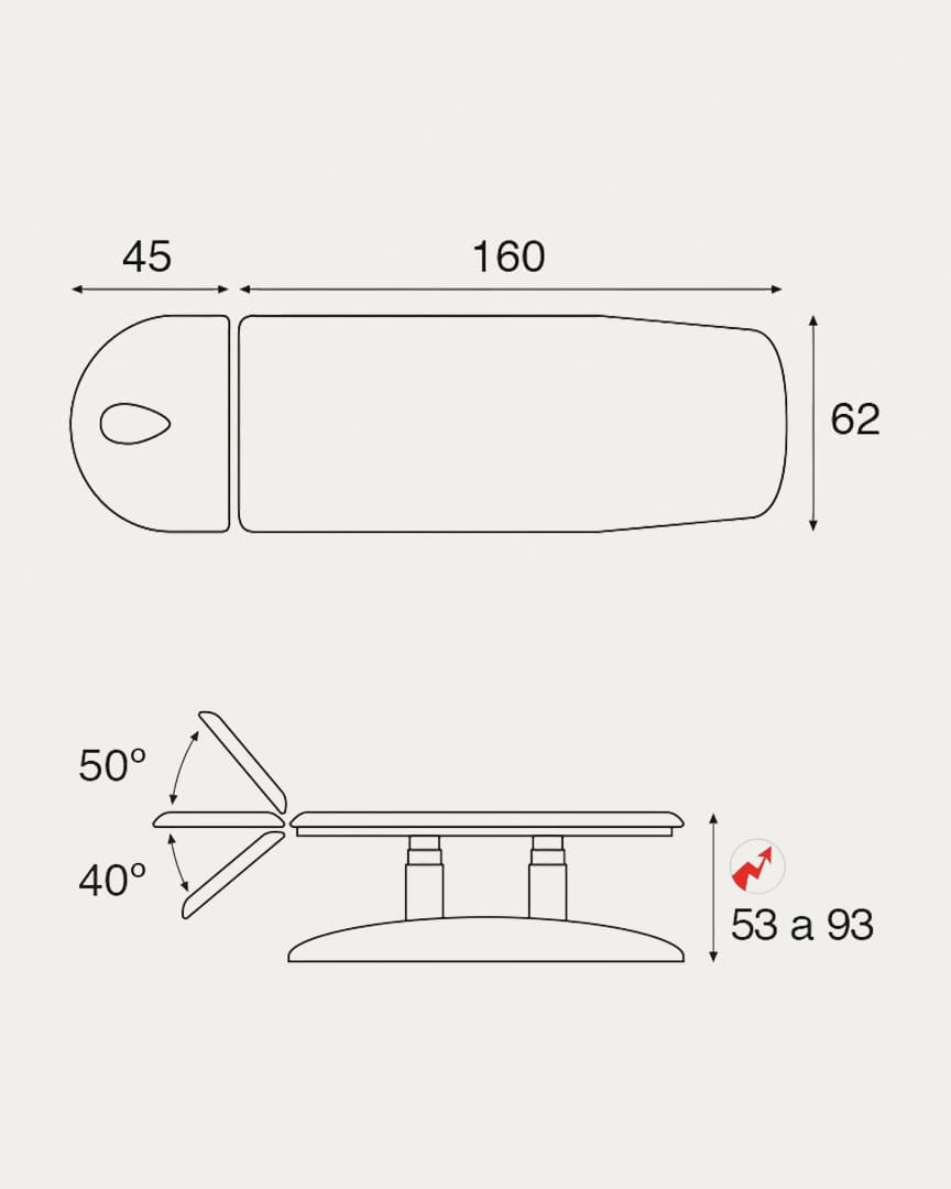 Camilla C6928 Ecopostural 2 cuerpos eléctrica