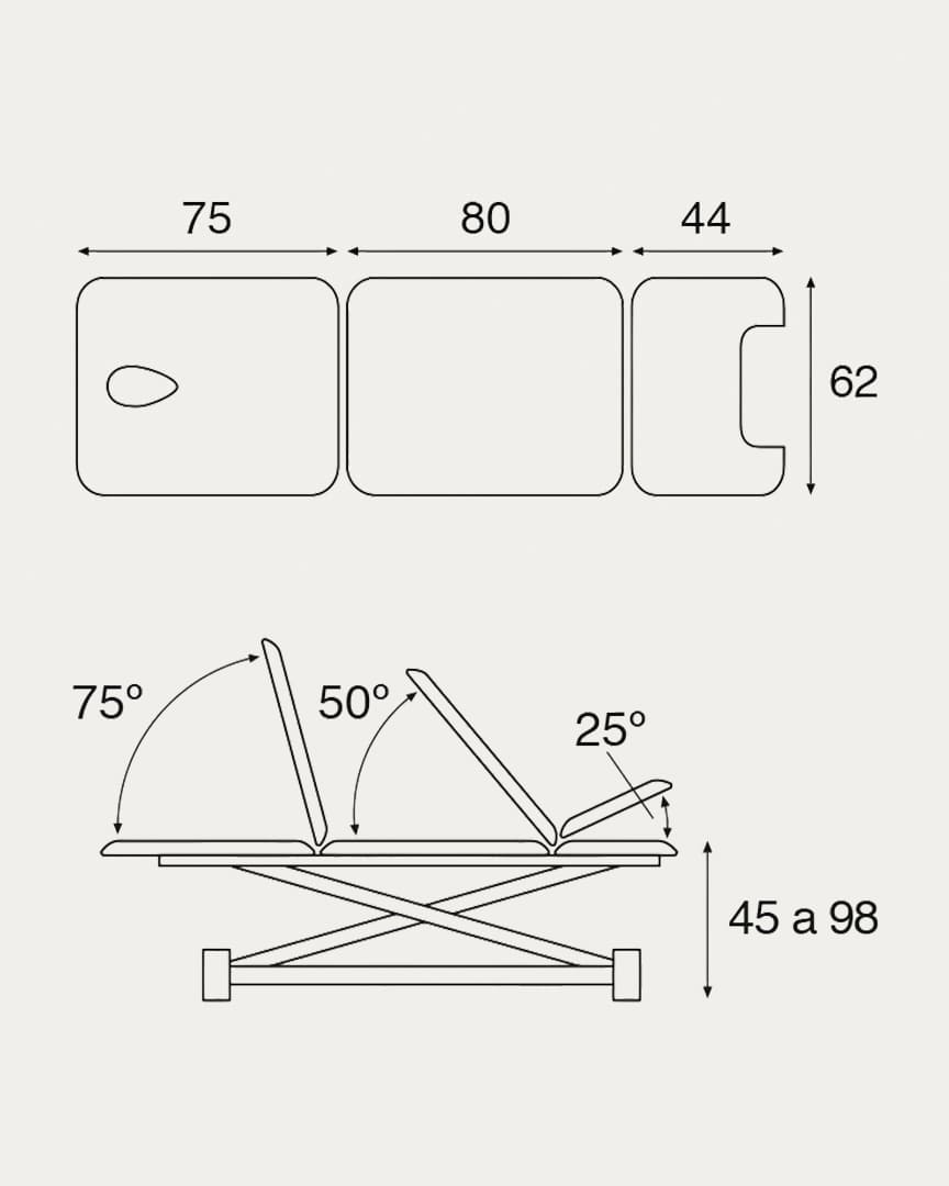 Camilla eléctrica ginecológica C7581 Ecopostural