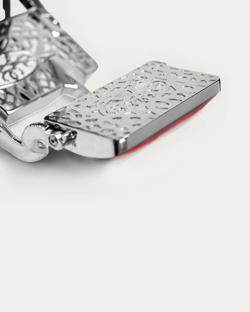 Mack rojo sillón barbero cromado plateado Dduueett