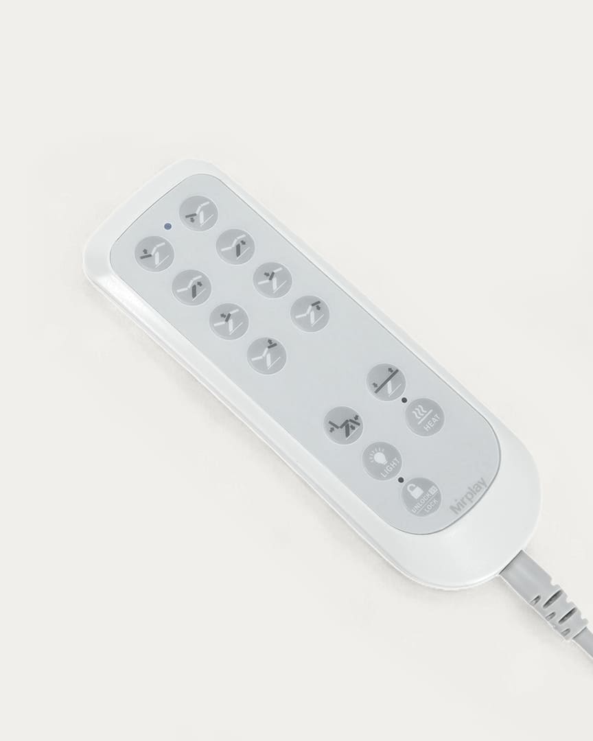 Sillón Gygnus estética eléctrico 4 motores color blanco mando