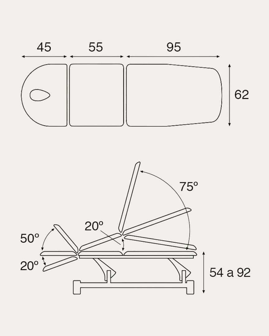 Camilla Ecopostural C5721 hidráulica multifuncional