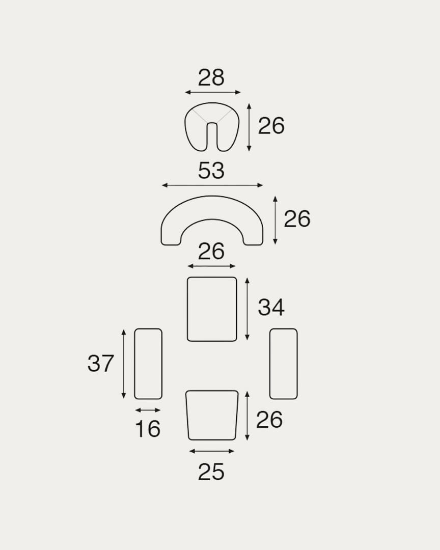 Silla de masaje T2701 Ecopostural