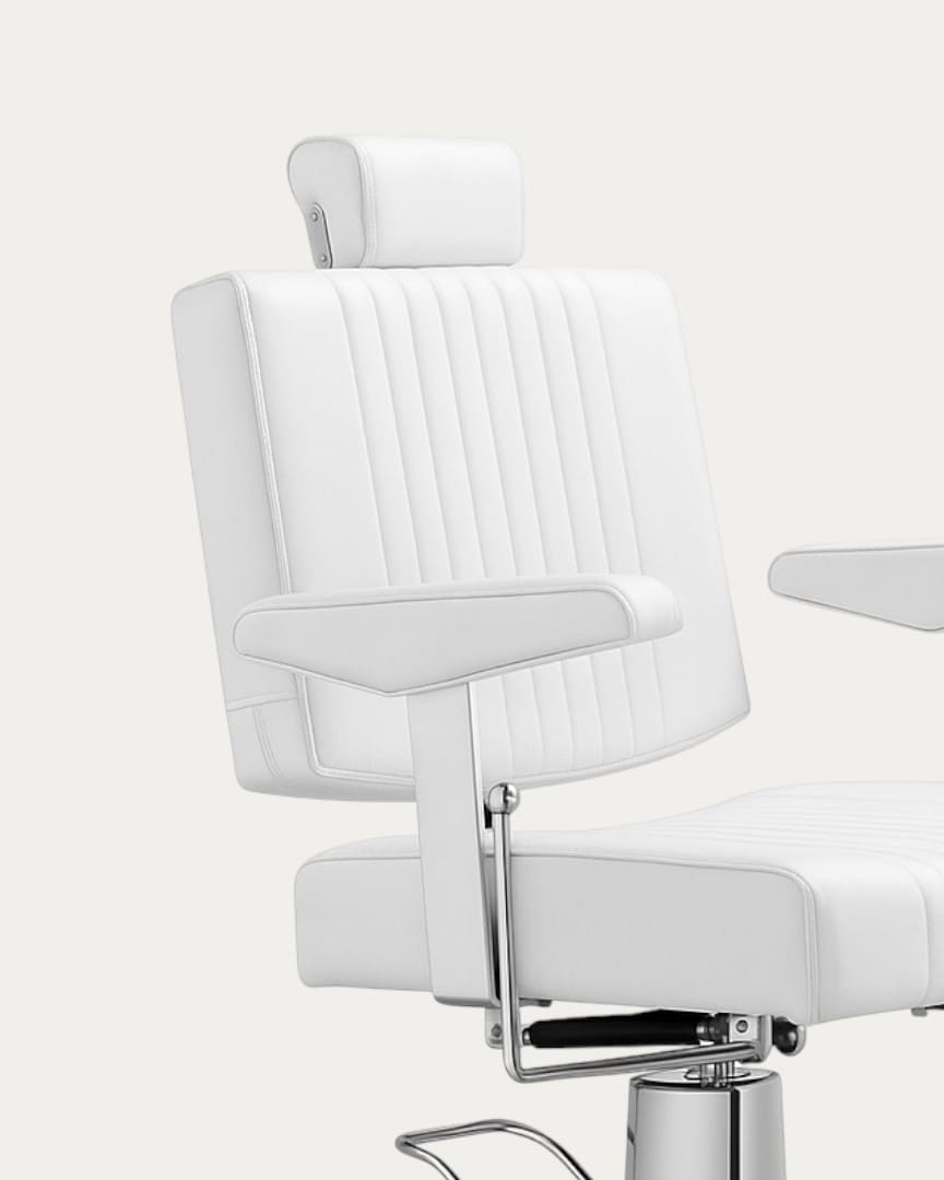 Sillón Seren barbero blanca de MUDI