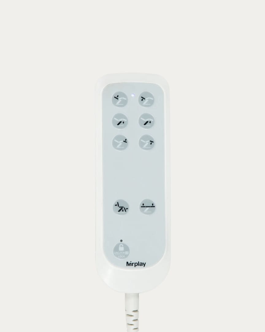 Sillón podológico eléctrico Taurus Plus de Mirplay mando