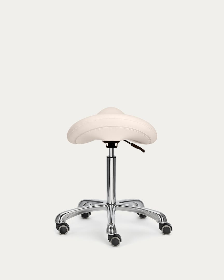 Taburete tipo pony crema Alpha de Mirplay