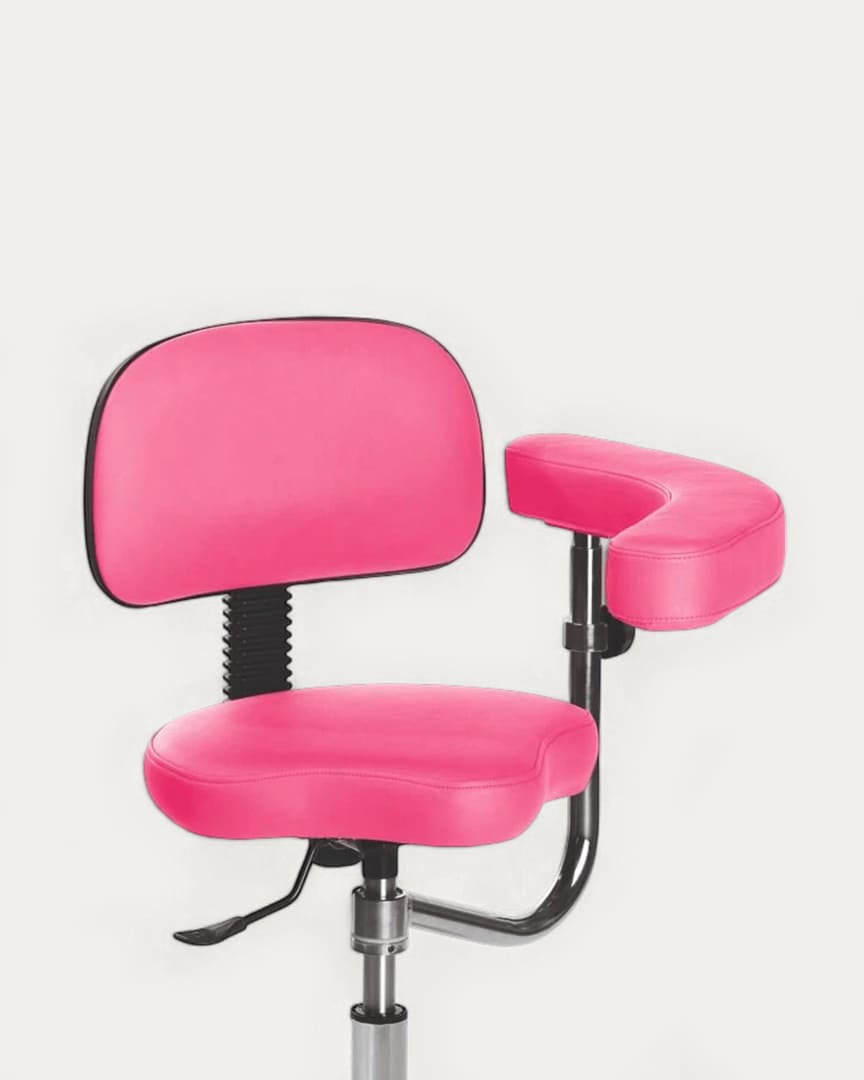 Taburete bicicleta con apoyabrazos y respaldo S5644 Ecopostural