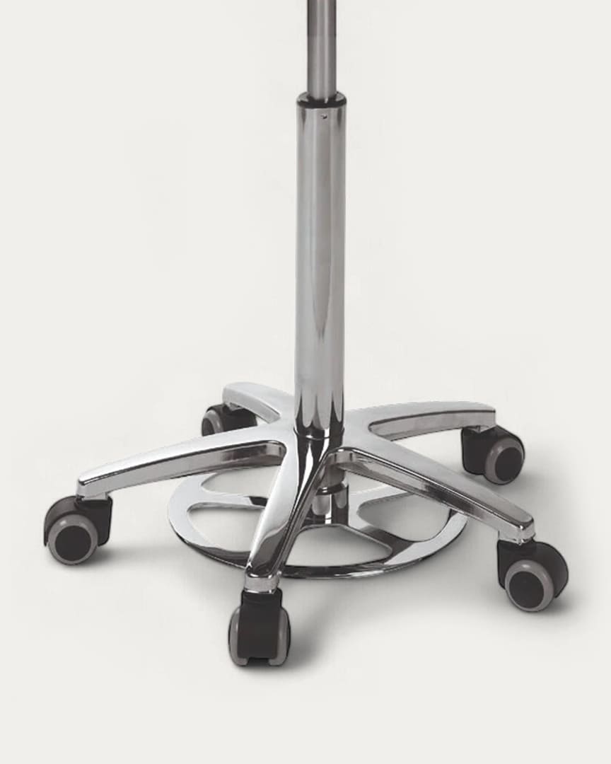 Taburete fisioterapia circular con S5650AP accionamiento podal