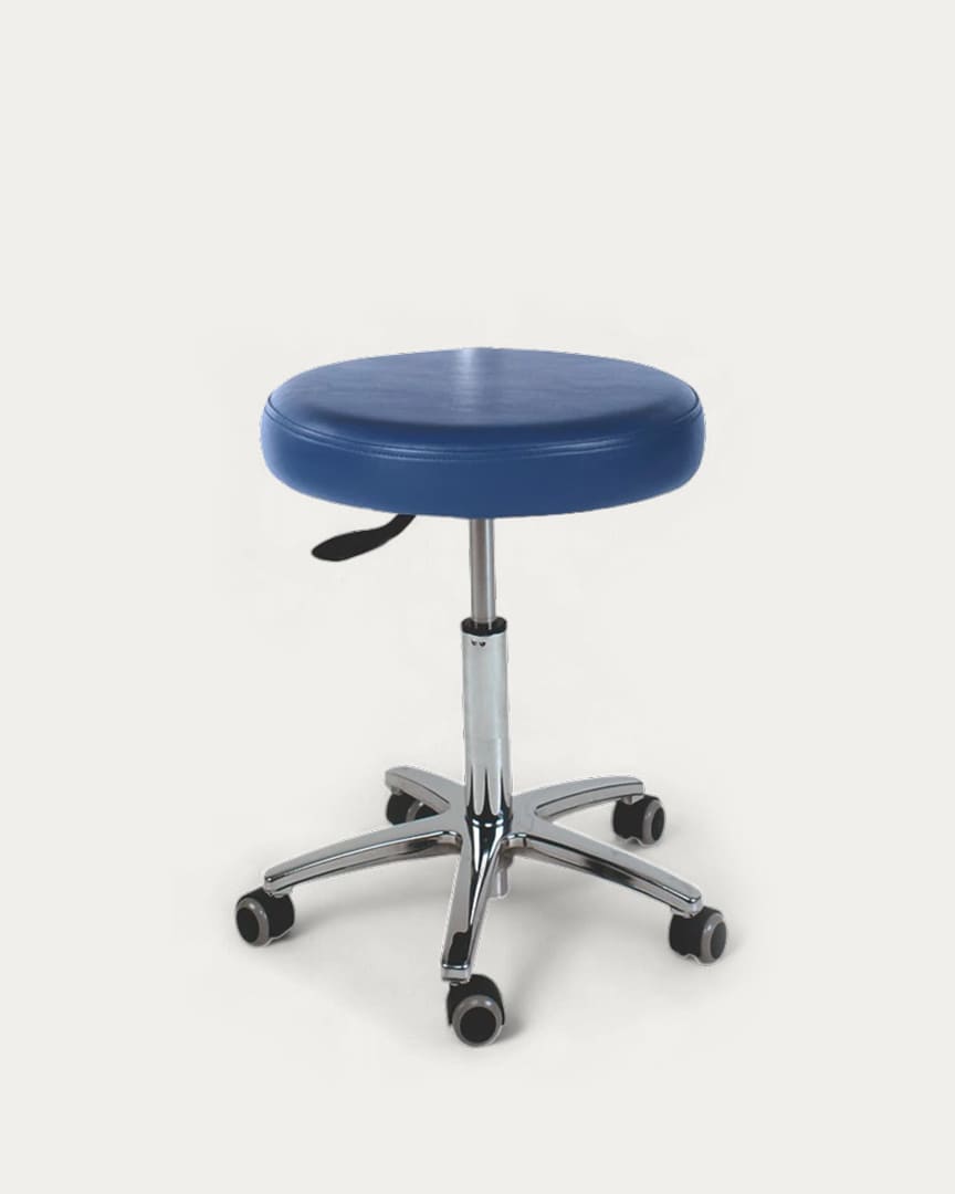 Taburete circular base aluminio Ecopostural S2650