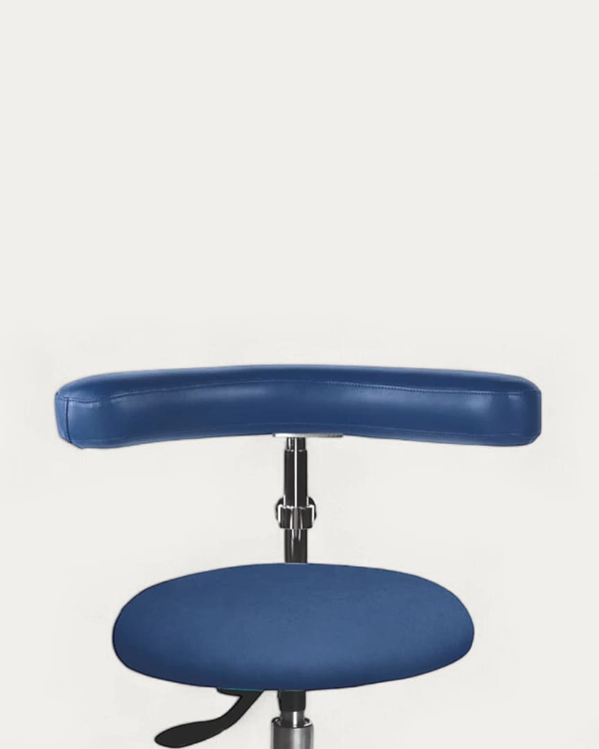 Taburete con apoyabrazos circular S5623 Ecopostural