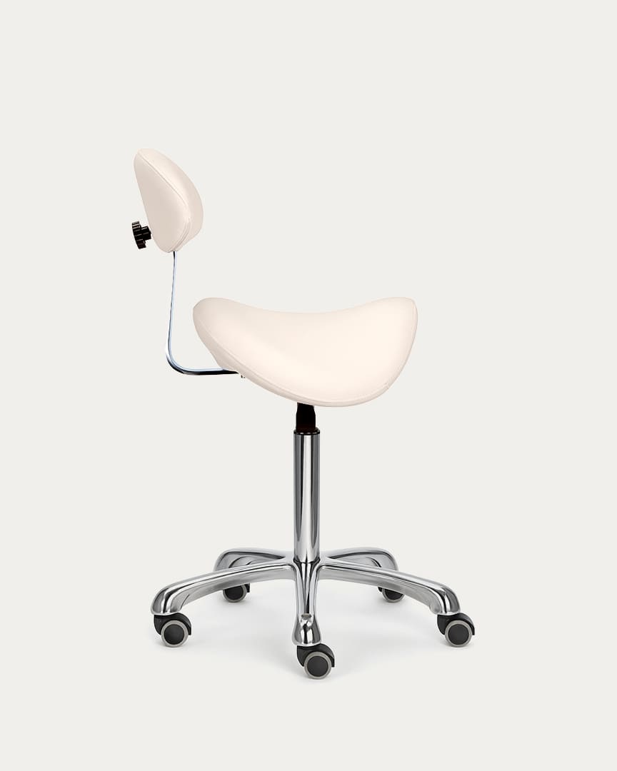 Taburete silla de montar beige Alpha Plus de Mirplay