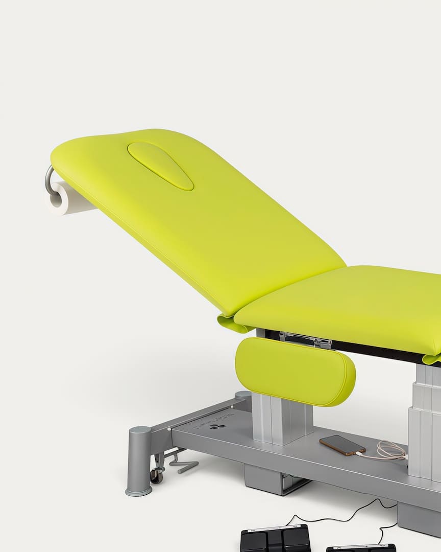 Camilla 3 cuerpos eléctrica Ecopostural C6856 respaldo