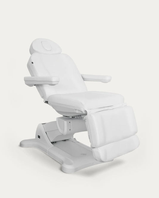 Camilla de estética Tempo Weelko blanca