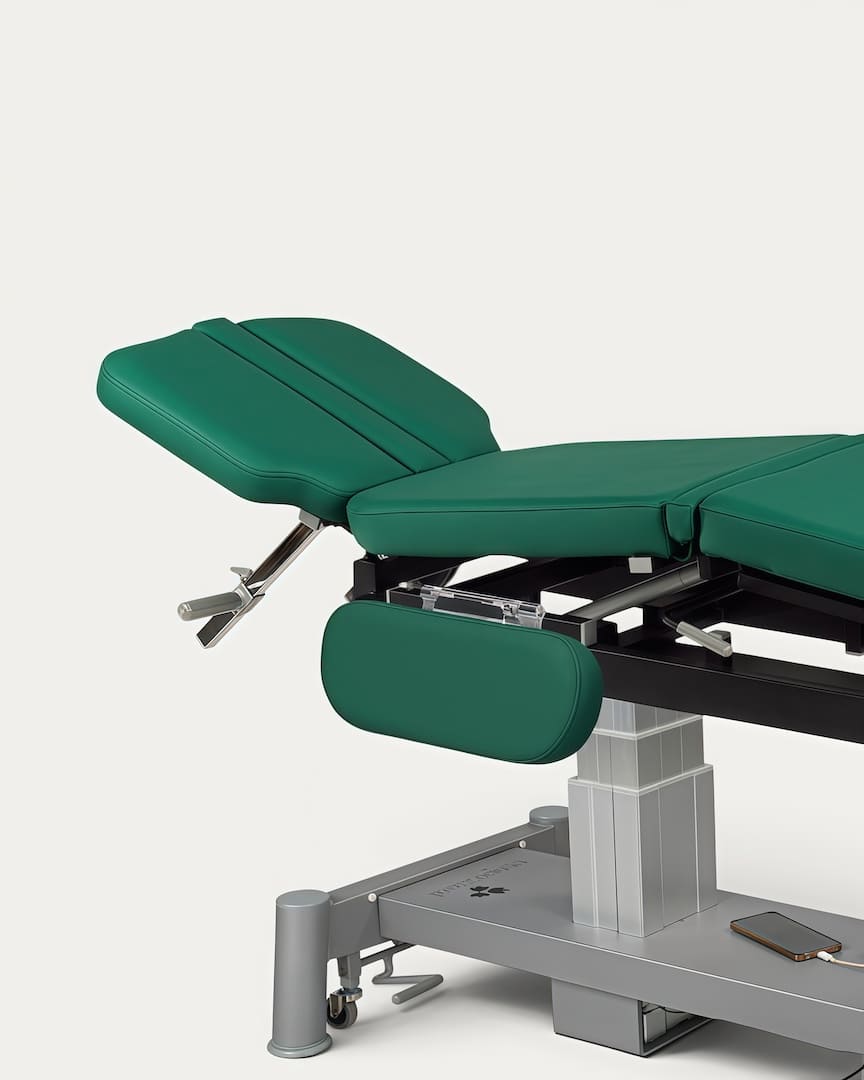 Camilla eléctrica Ecopostural con reposabrazos 2 cuerpos C6890