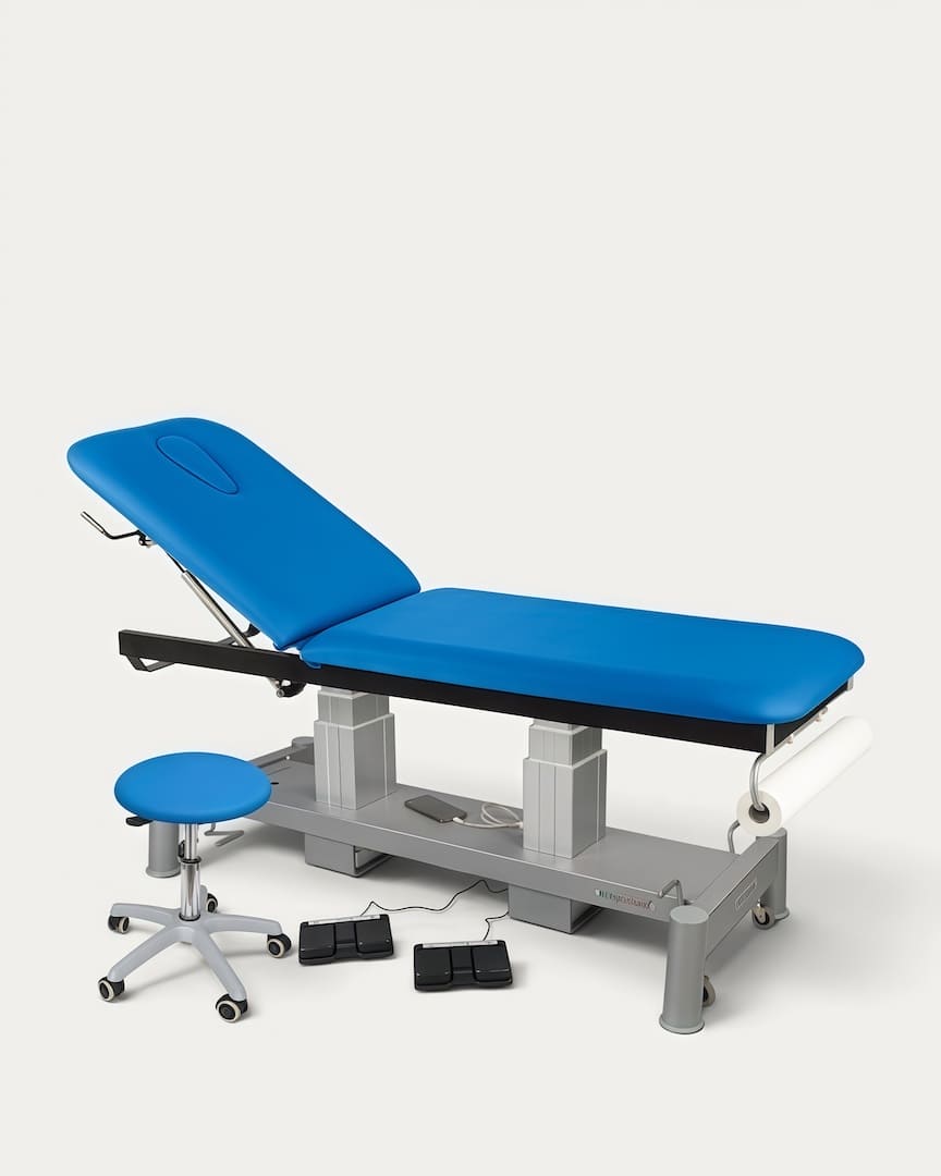 Camilla de fisioterapia eléctrica 2 cuerpos Ecopostural C6852