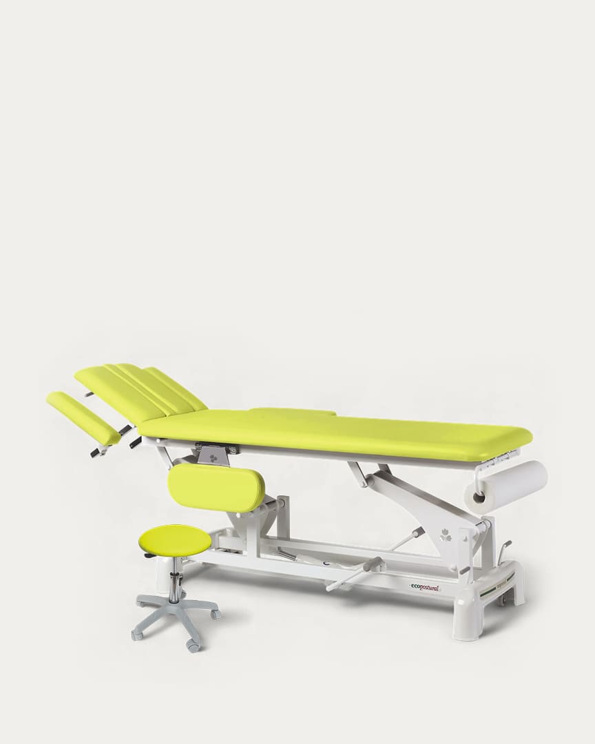 Camilla osteopatía hidráulica Ecopostural con reposabrazos C3742