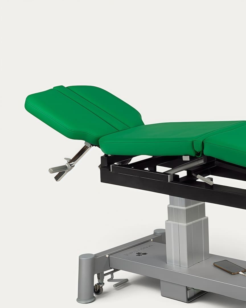 Camilla osteopatía eléctrica Ecopostural C6891 cabezal