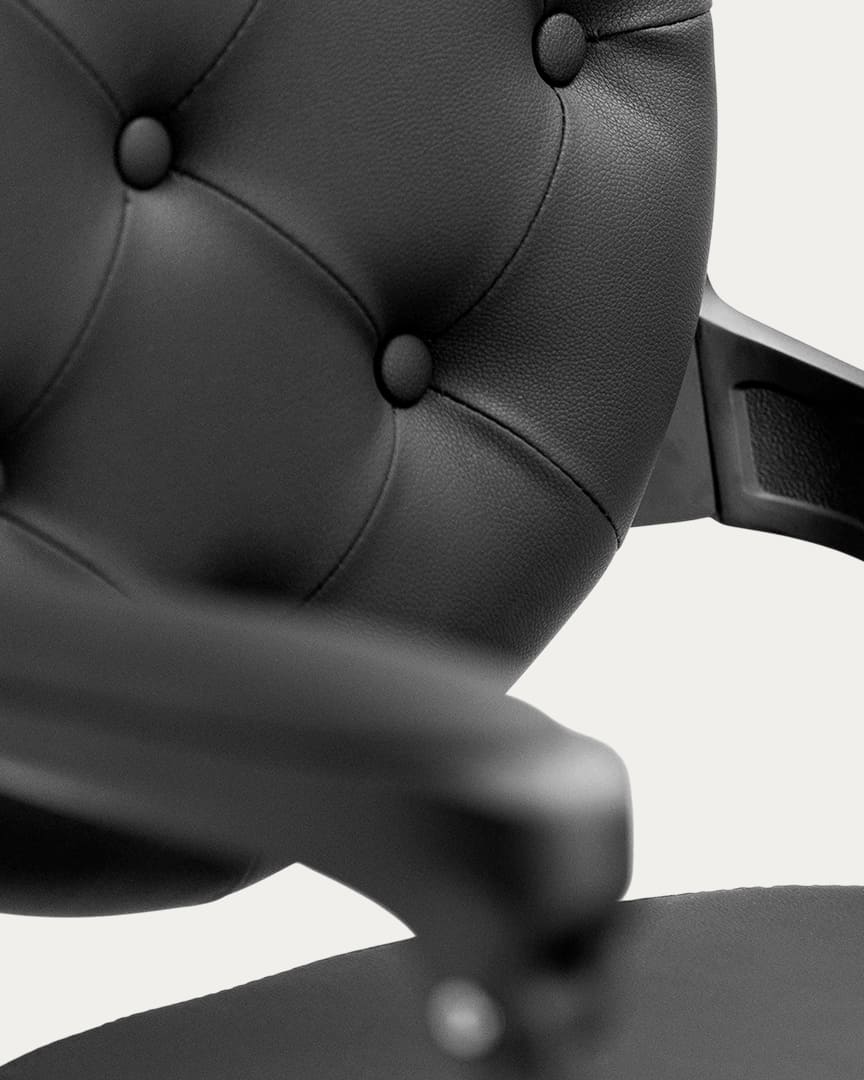 Respaldo del sillón de barbero Mae Black de Dduueett