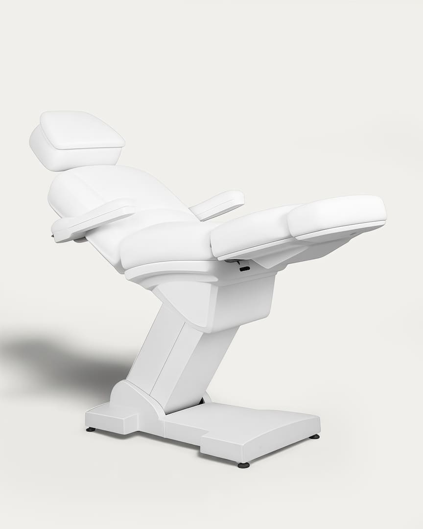 Sillón estética Ricle eléctrico 4 motores blanco Weelko