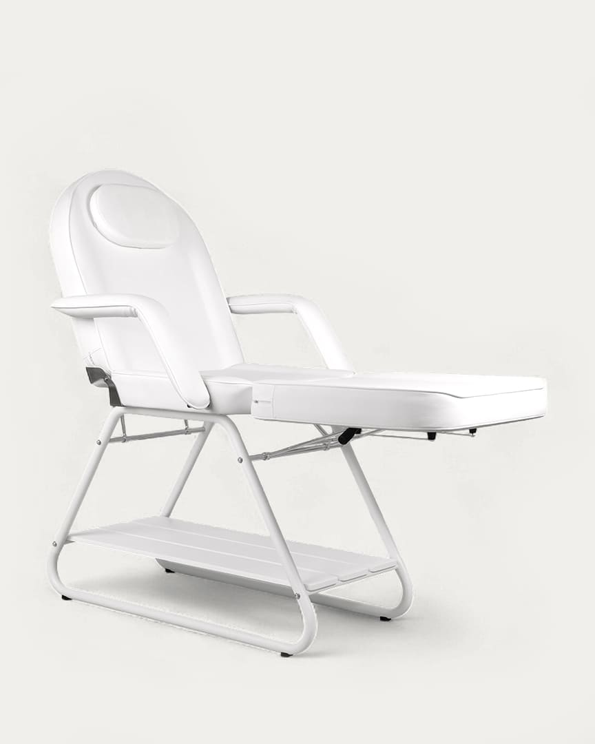 Scorpius camilla fija para estética blanco de la marca Mirplay
