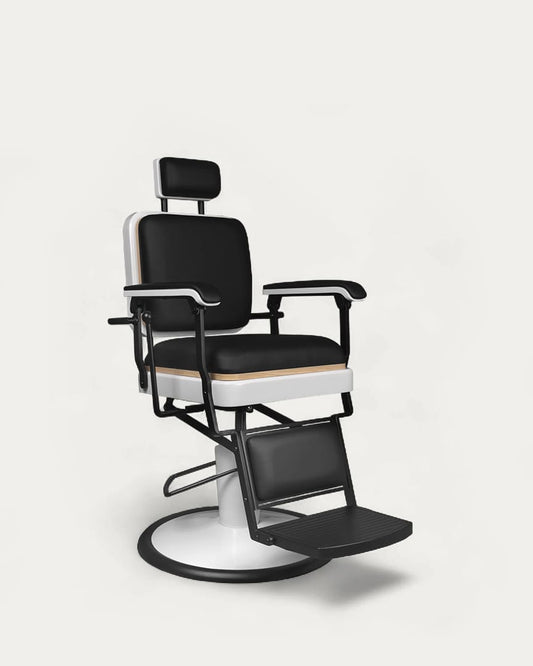 Silla barbería negro retro Serge B Mirplay