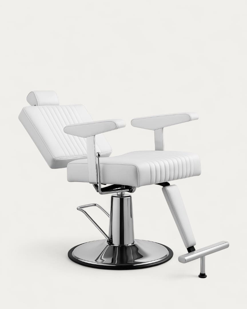 Silla barberos Seren blanca de MUDI