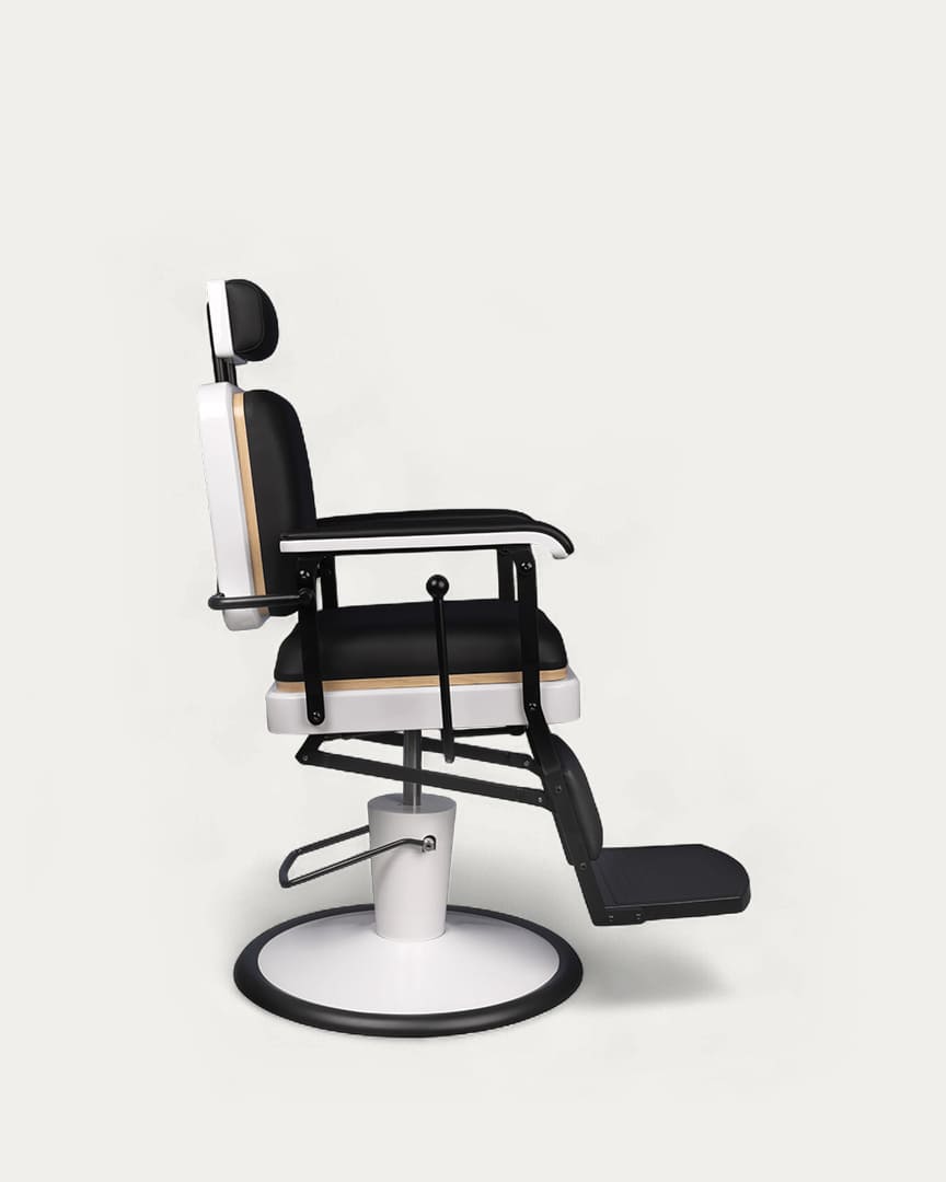 Silla barbería retro negro Serge B Mirplay