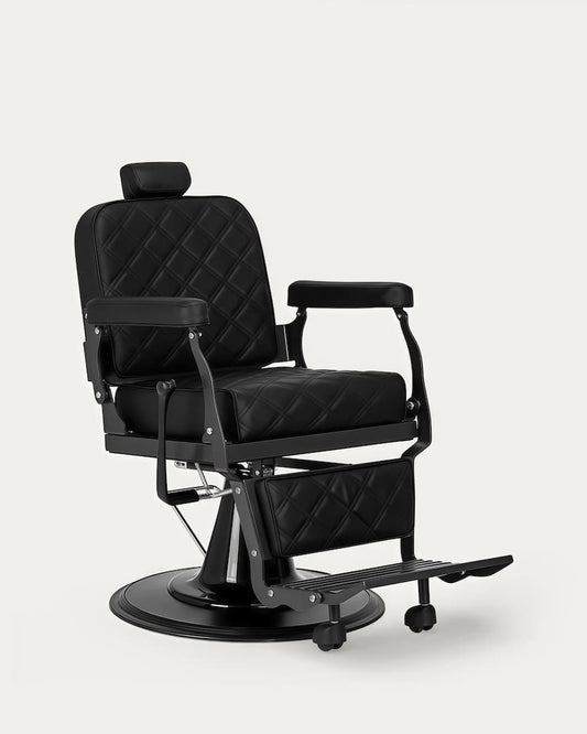 Silla peluquero negra Carlos Extra Gabbiano