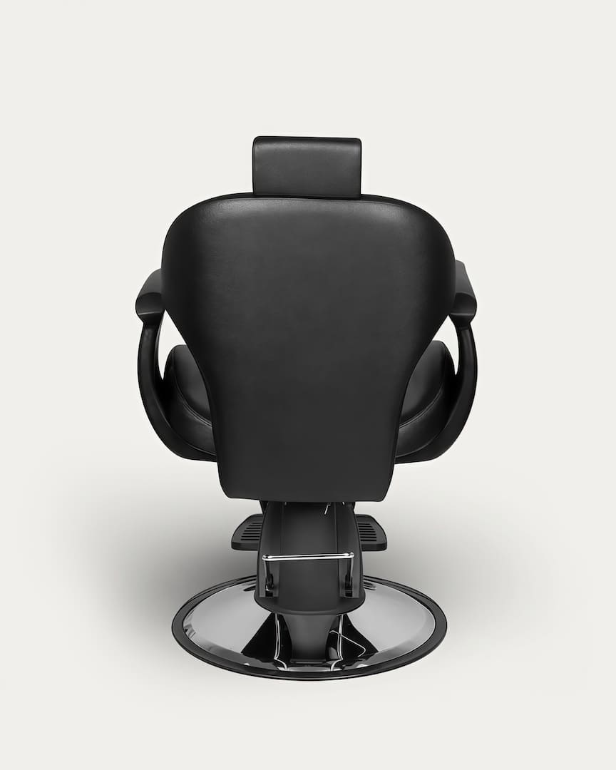 Silla para barbero negra Gabbiano Igor
